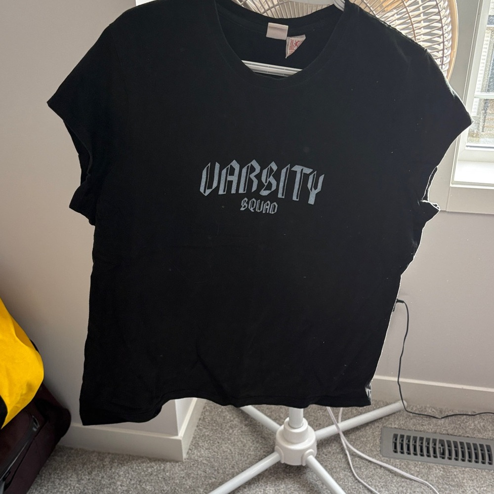 Mossimo Supply Co. Black Varsity Squad Tee